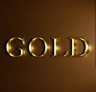 Logotipo de etiqueta adhesiva de níquel fino 3d