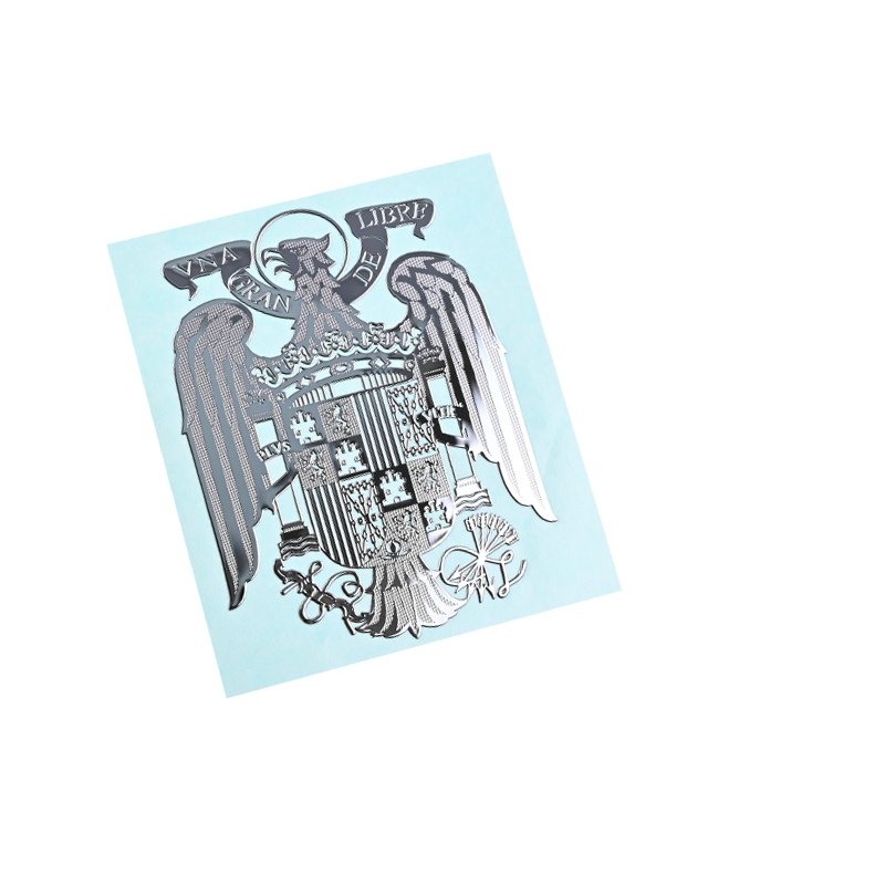 Etiqueta de etiqueta del logotipo de metal